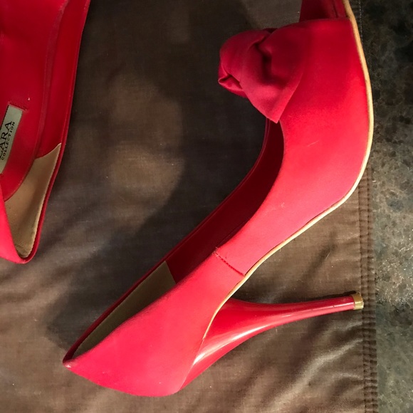 Zara red high heels - Picture 2 of 2